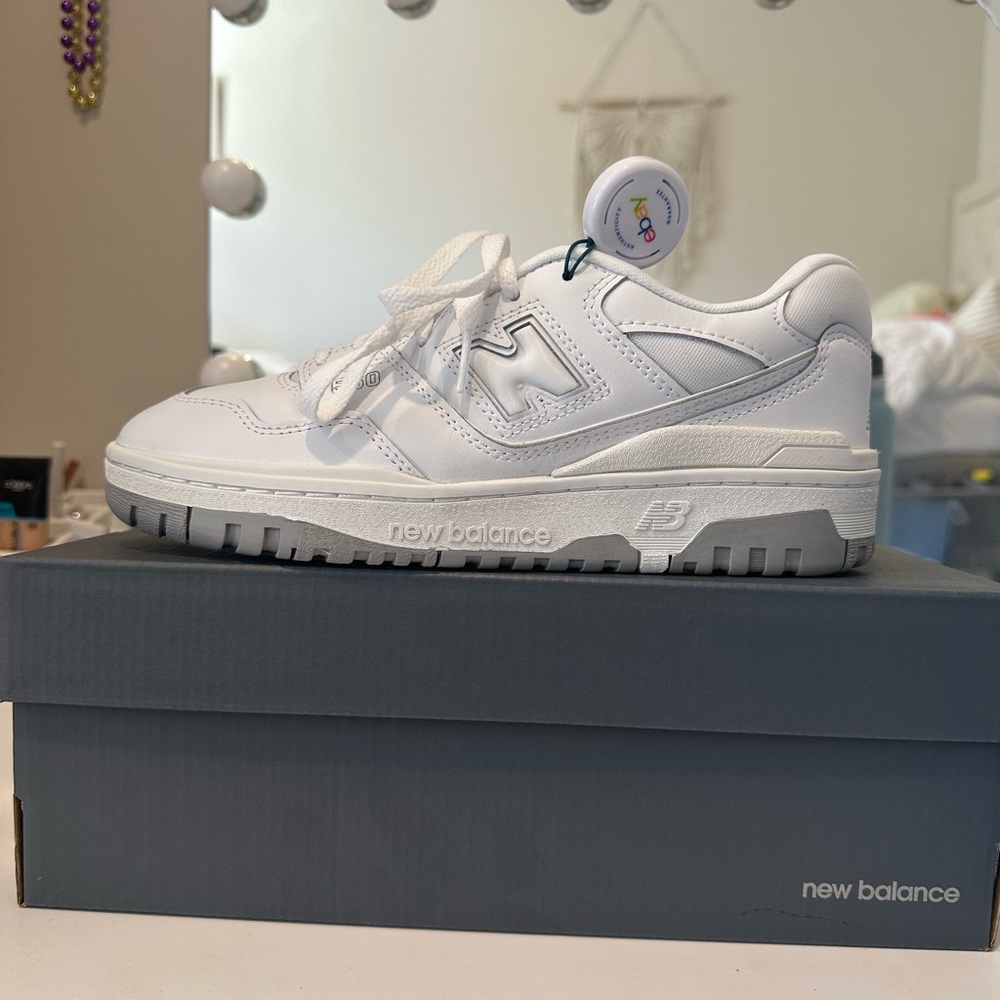 New Balance 550 white/white
